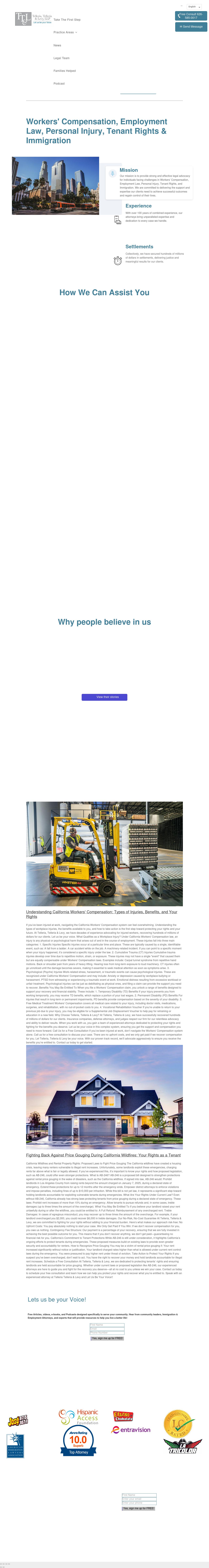 Telleria, Telleria & Levy, LLP - San Gabriel CA Lawyers