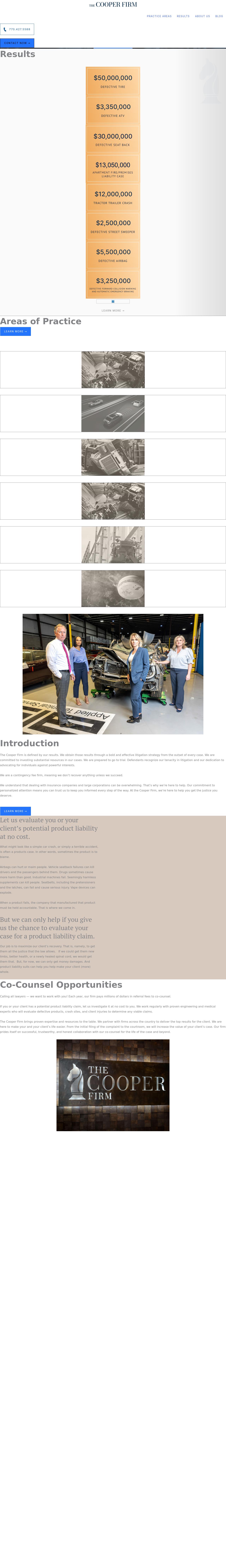 The Cooper Firm - Marietta GA Lawyers