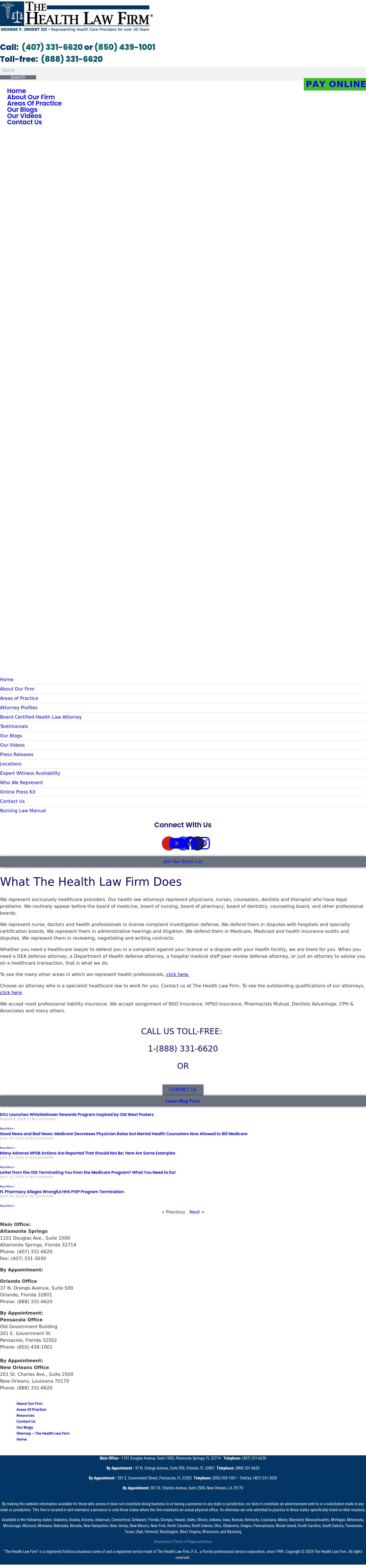 The Health Law Firm - Altamonte Springs FL Lawyers