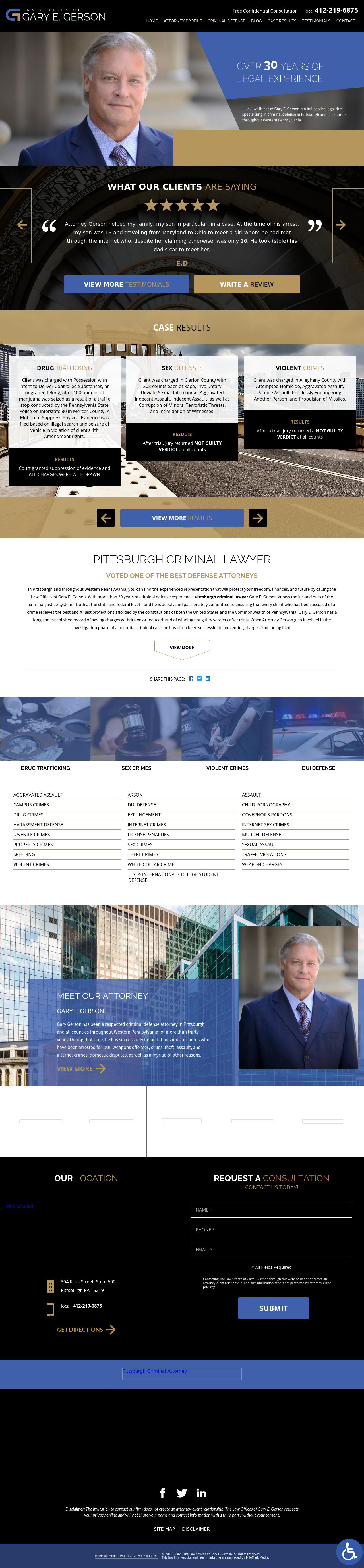 The Law Offices of Gary E. Gerson - Pittsburgh PA Lawyers