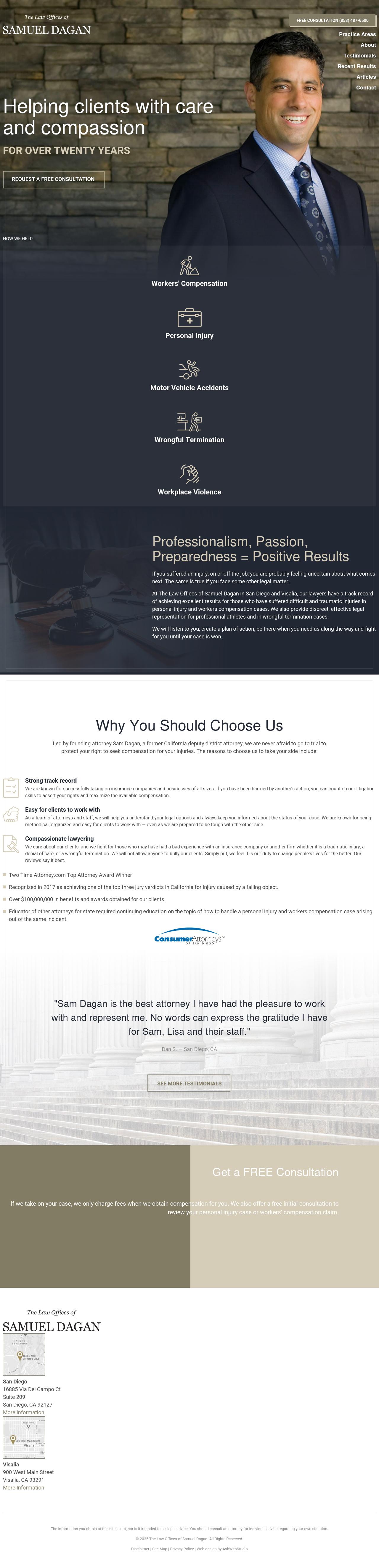 The Law Offices of Samuel Dagan - San Diego CA Lawyers