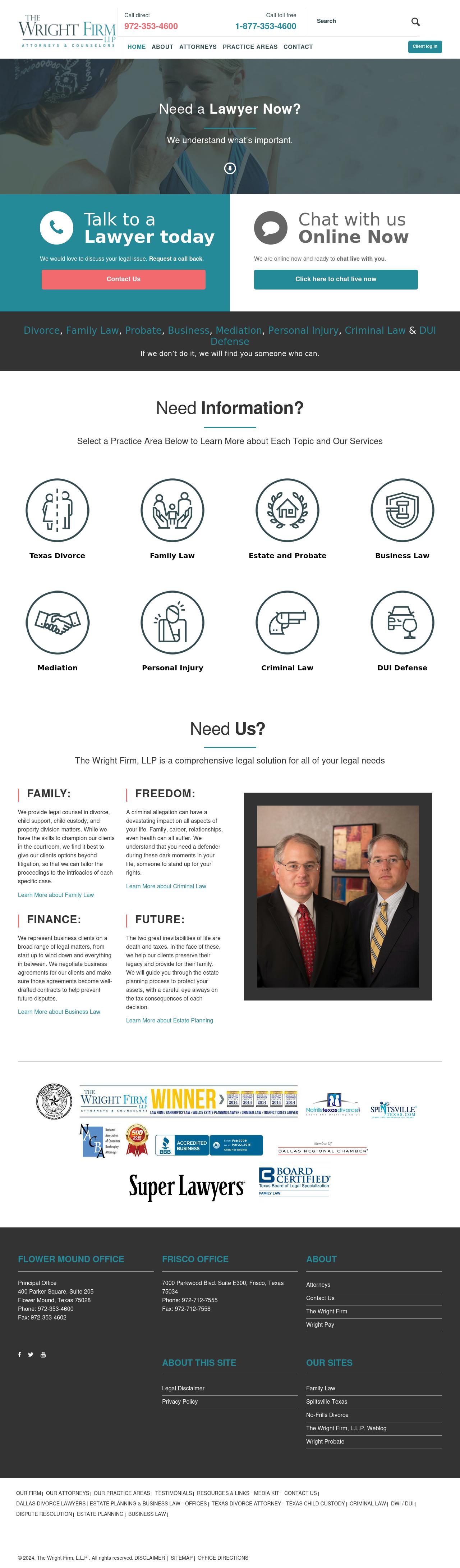 The Wright Firm, LLP - Dallas TX Lawyers