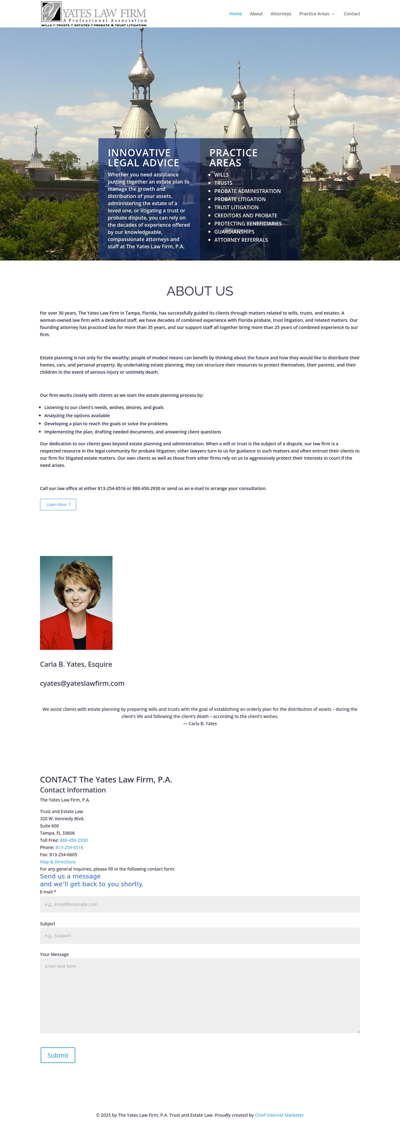 The Yates Law Firm, P.A. - Tampa FL Lawyers