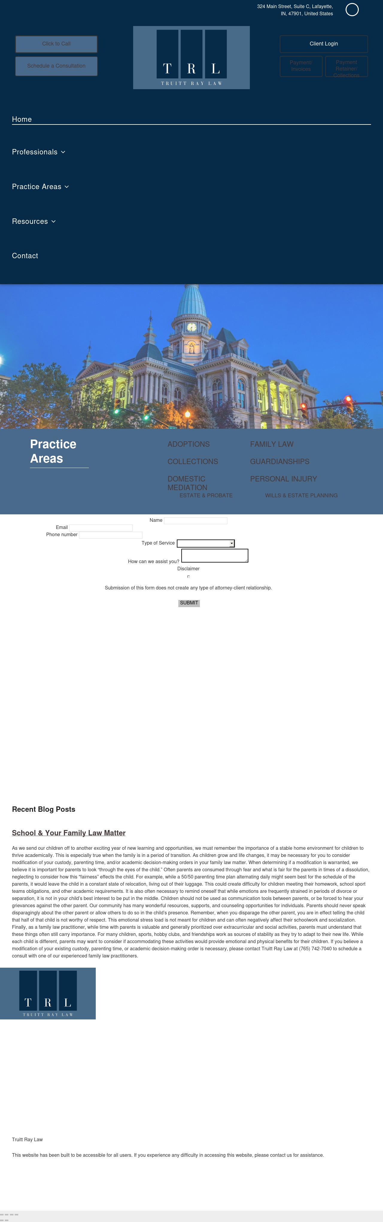 Truitt Ray & Sharvelle LLP - Lafayette IN Lawyers