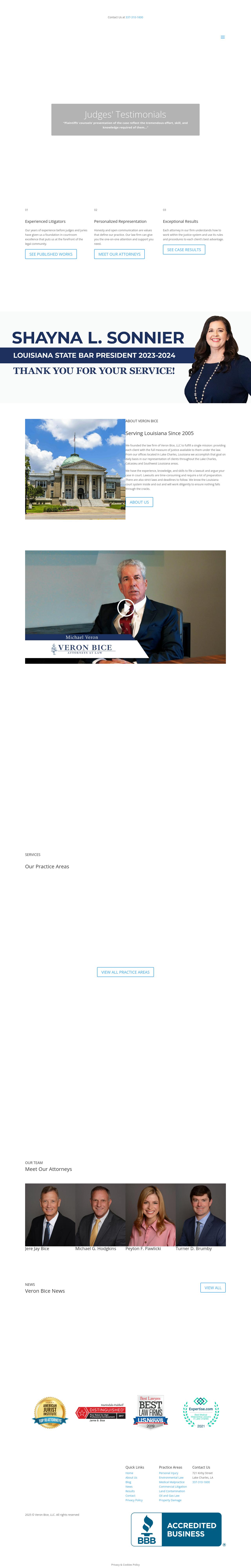 Veron, Bice, Palermo & Wilson, LLC - Lake Charles LA Lawyers