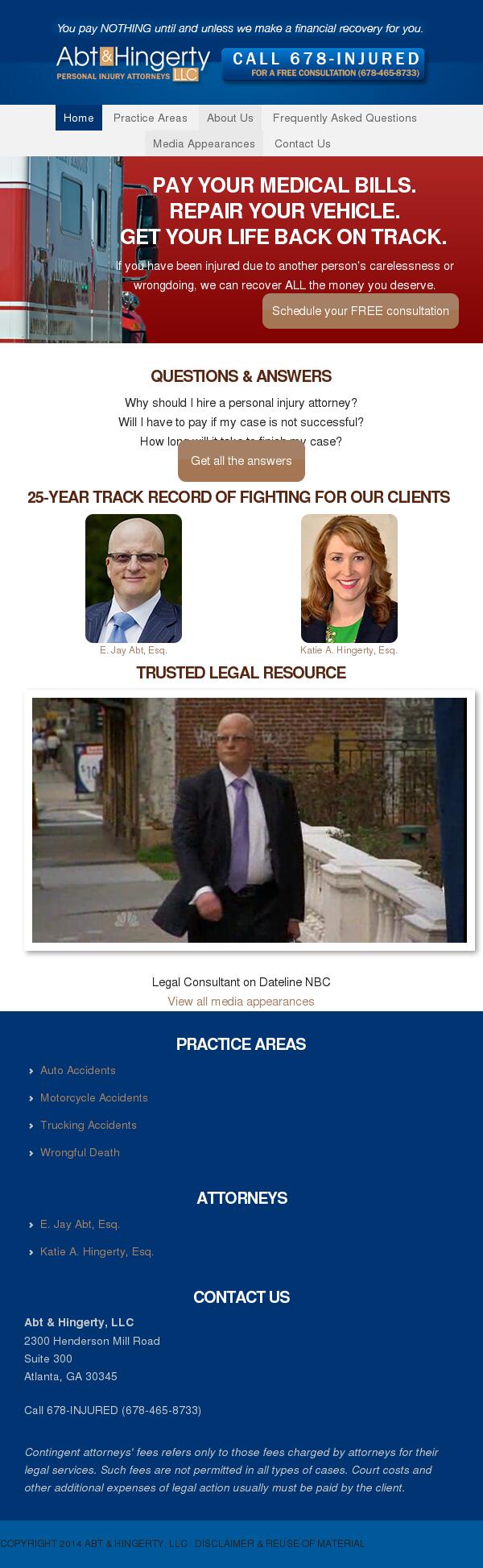 Abt & Hingerty LLC - Atlanta GA Lawyers