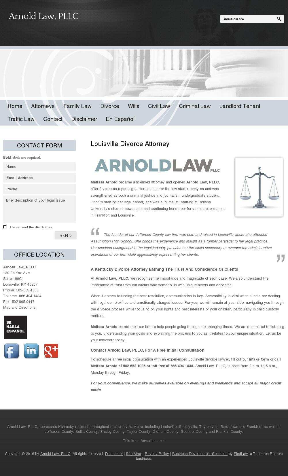Arnold Law, PLLC - Louisville KY Lawyers