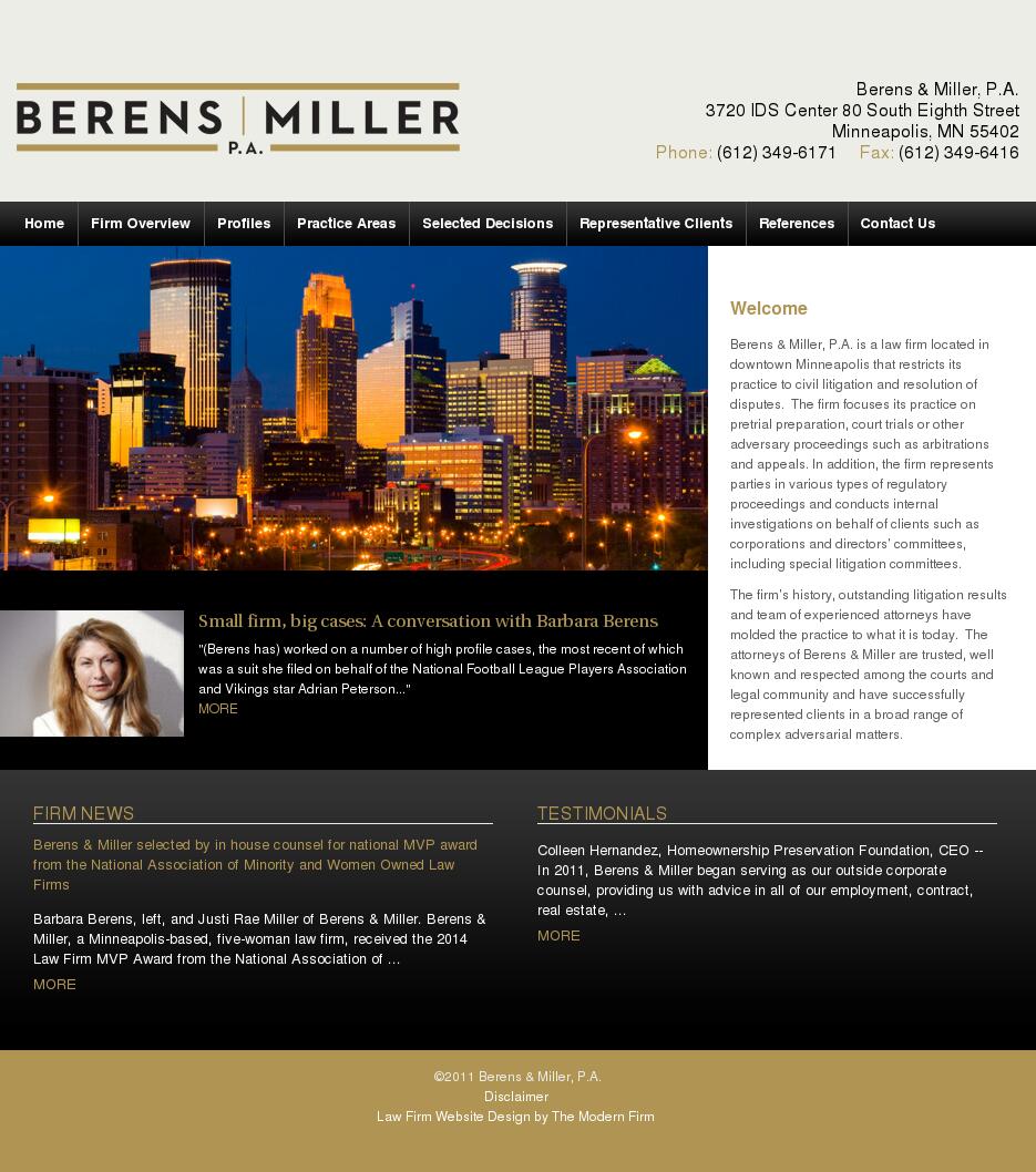 Berens & Miller PA - Minneapolis MN Lawyers