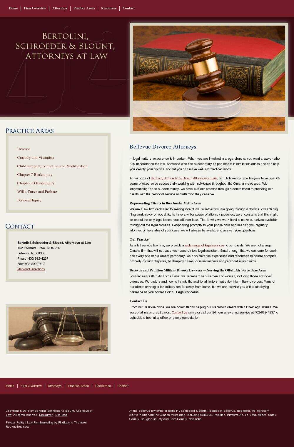 Bertolini, Schroeder & Blount, Attorneys at Law - Bellevue NE Lawyers
