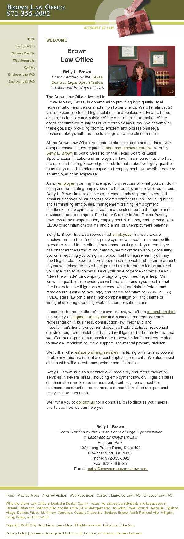 Betty Brown Law Office - Flower Mound TX Lawyers