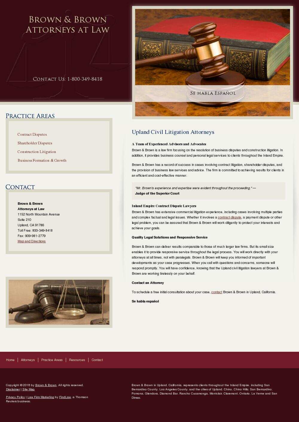 Brown & Brown - Upland CA Lawyers