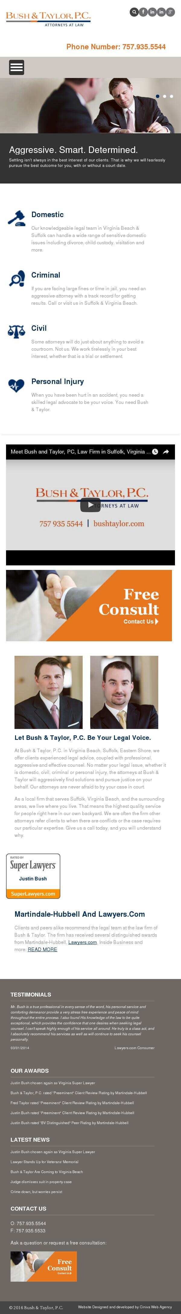 Bush & Taylor, P.C. - Suffolk VA Lawyers