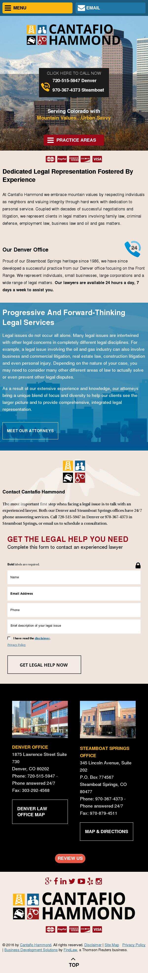 Cantafio Hammond - Denver CO Lawyers