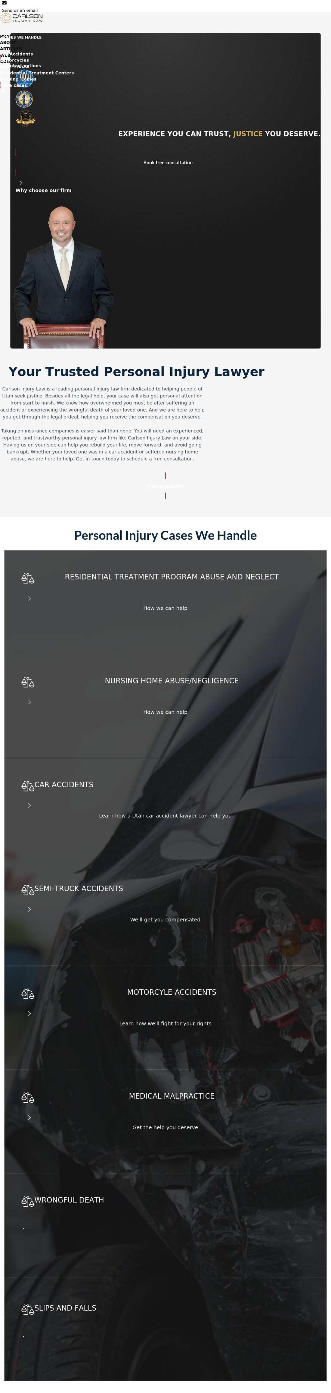 Carlson Injury Law - Syracuse UT Lawyers