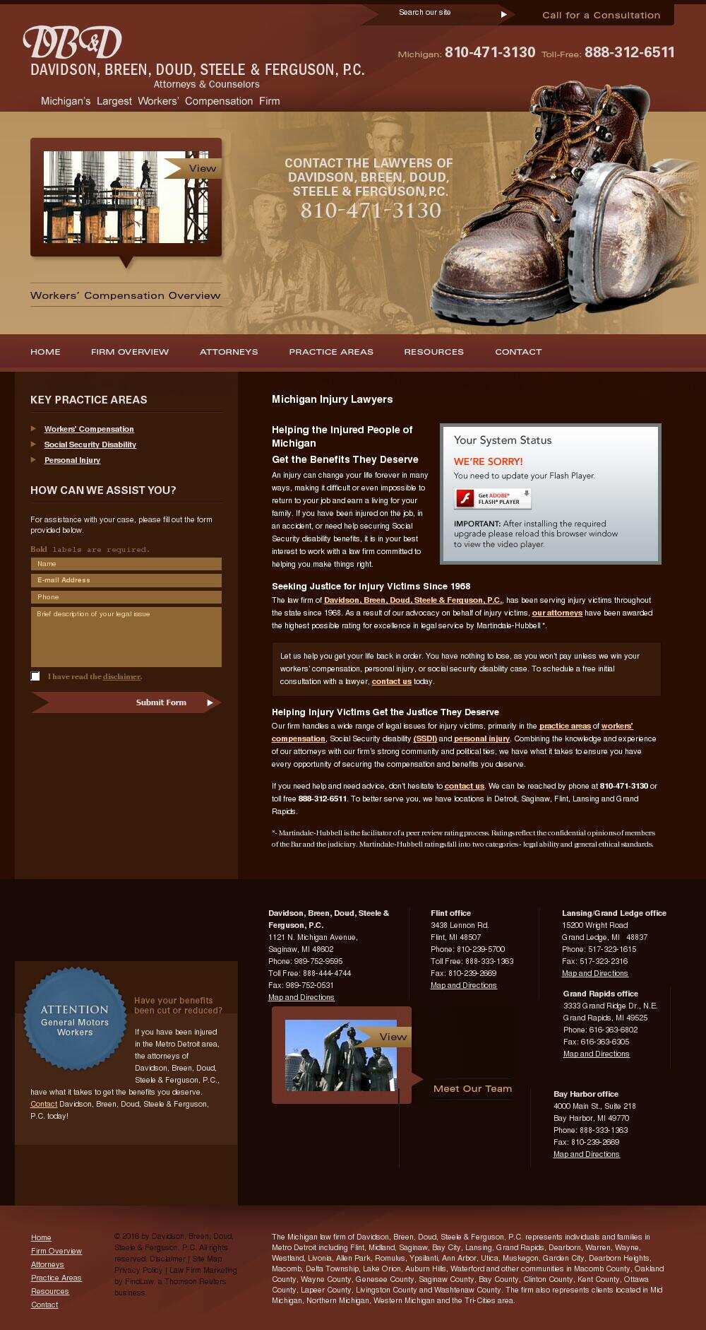 Davidson, Breen & Doud, P.C. - Pontiac MI Lawyers