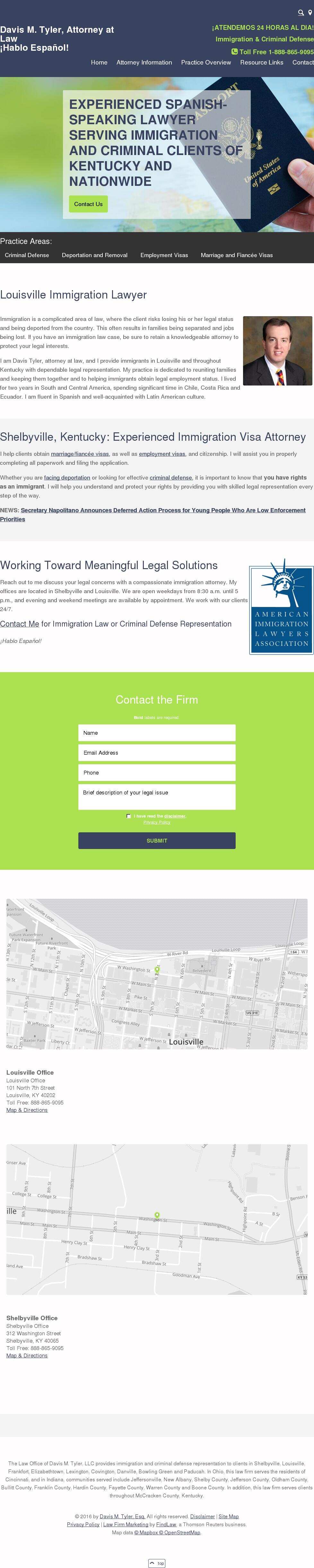 Davis M. Tyler, Esq. - Shelbyville KY Lawyers
