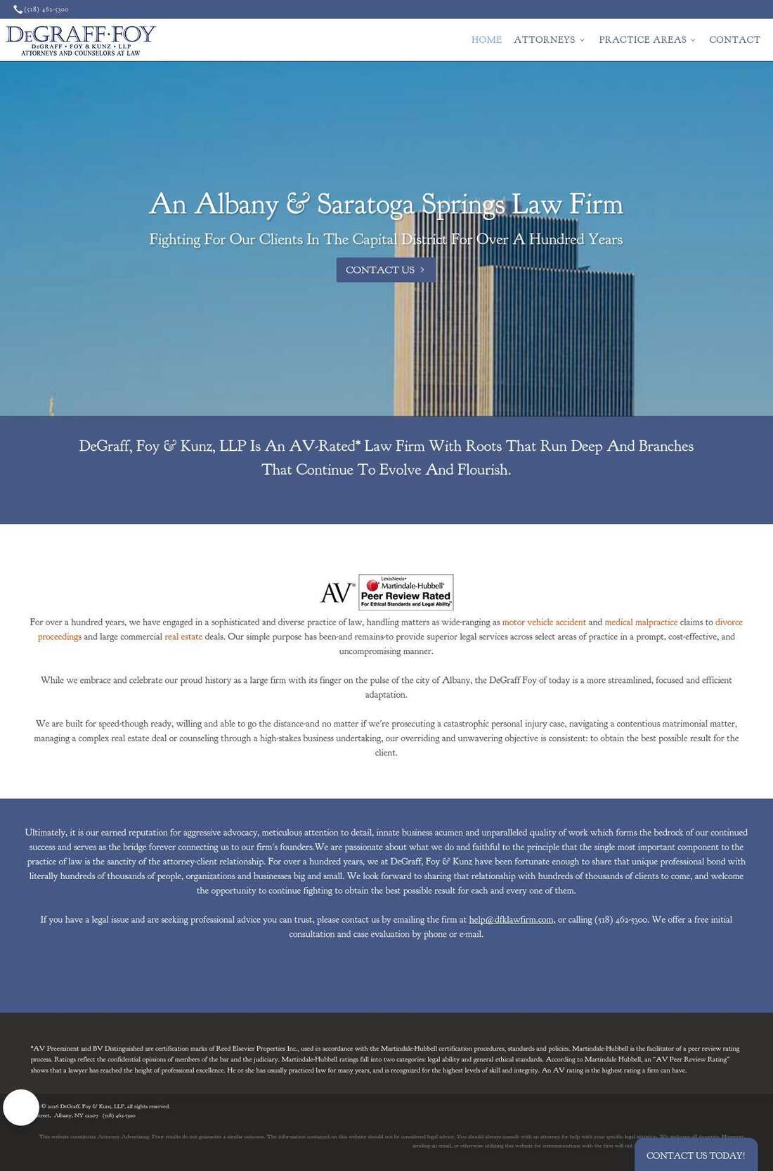 DeGraff, Foy & Kunz, LLP - Albany NY Lawyers
