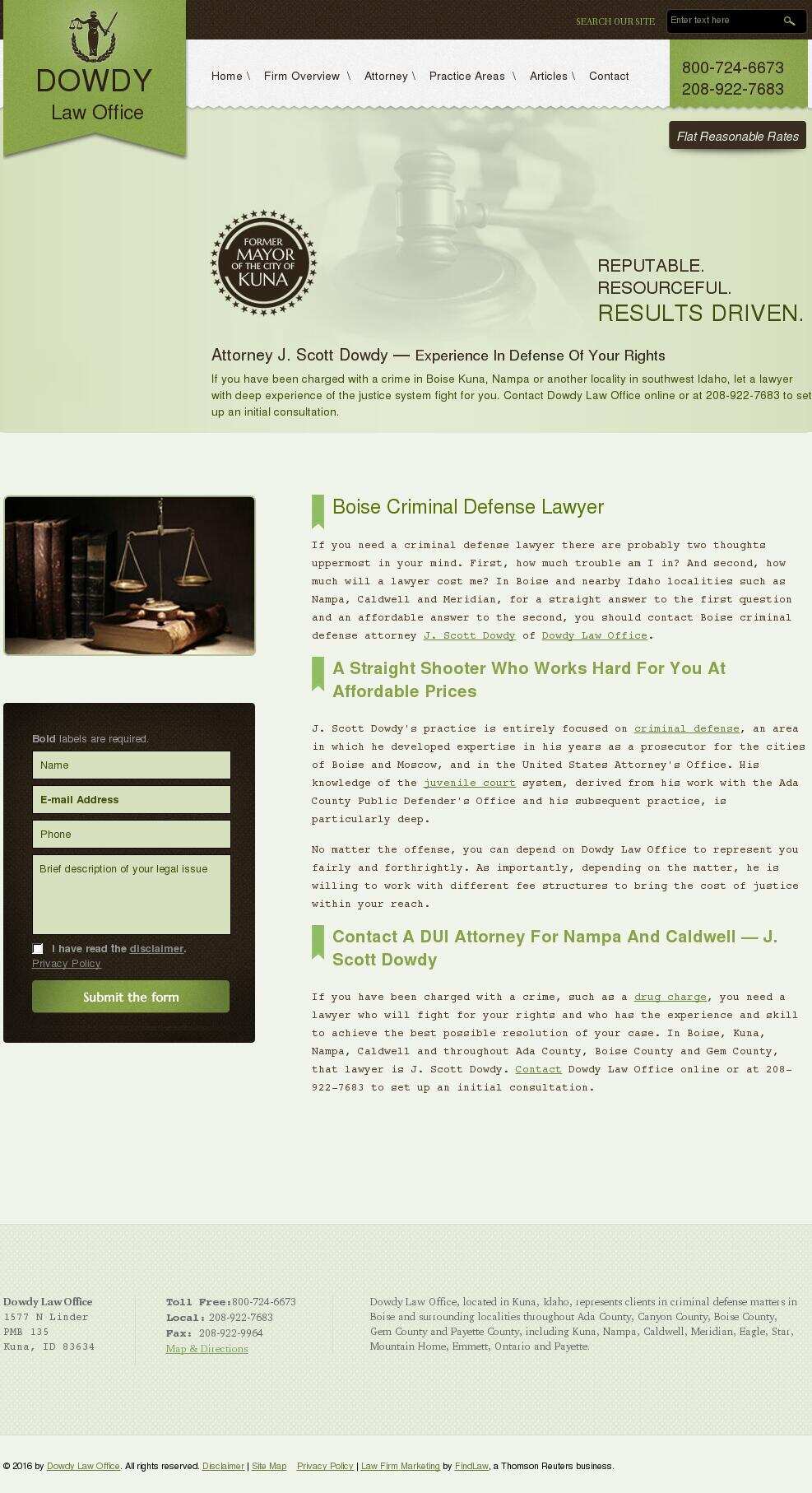 Dowdy Law Office - Kuna ID Lawyers
