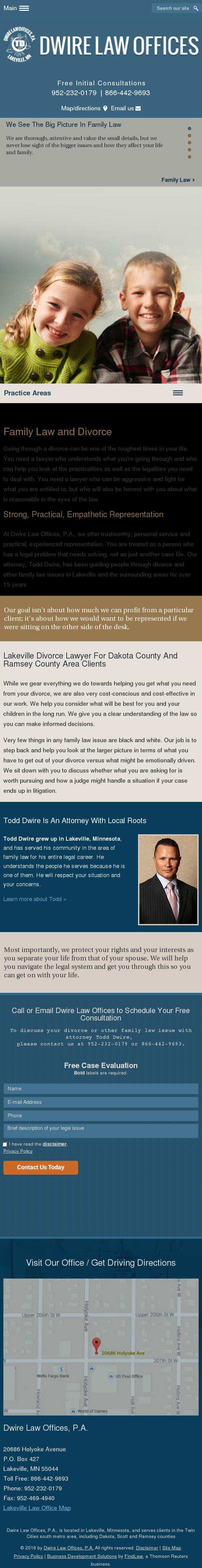 Dwire Law Offices, P.A. - Lakeville MN Lawyers