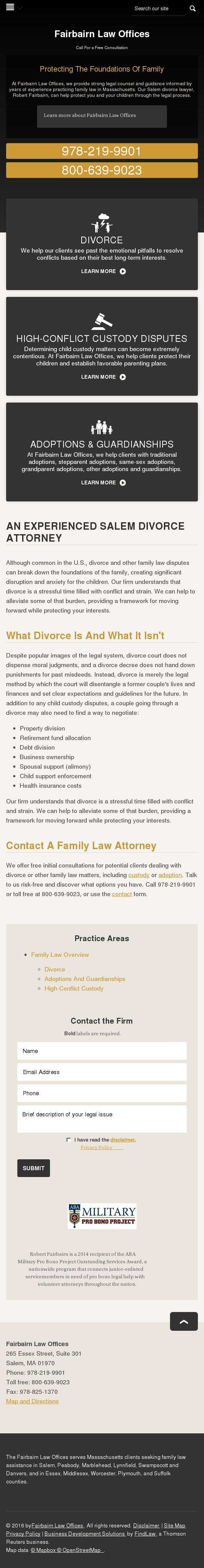 Fairbairn Law Offices - Salem MA Lawyers