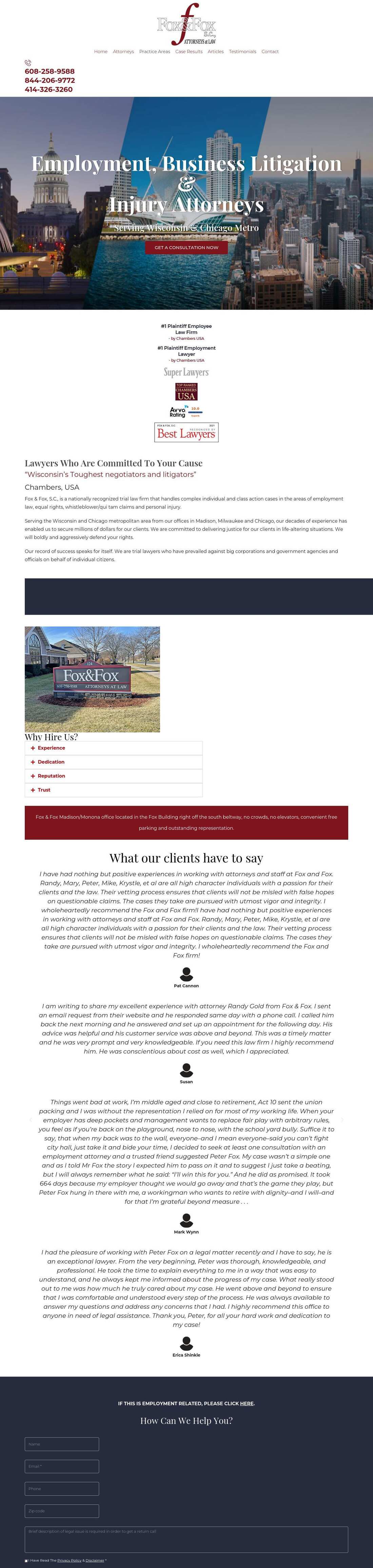 Fox & Fox, S.C. - Chicago IL Lawyers