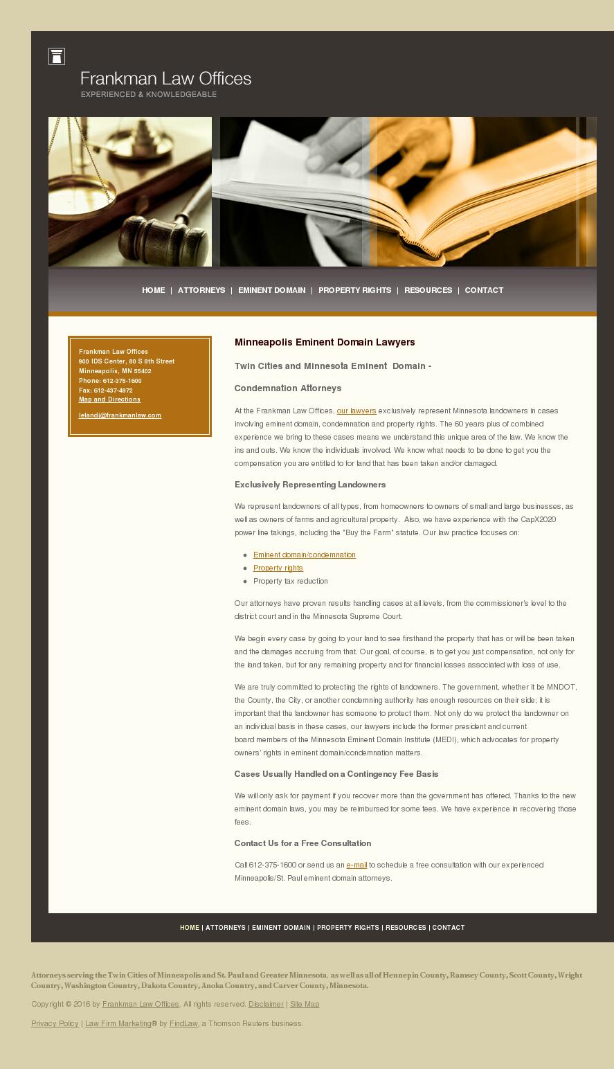Frankman Law Offices - Minneapolis MN Lawyers