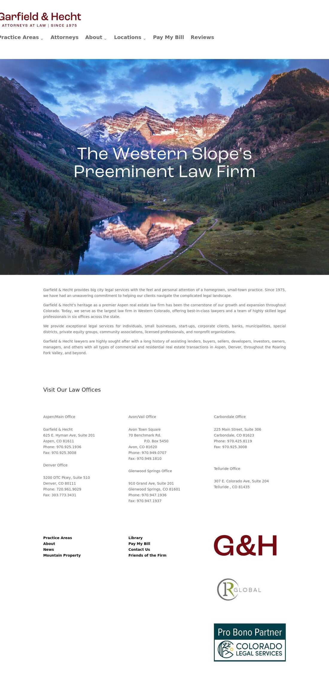 Garfield & Hecht, P.C. - Aspen CO Lawyers