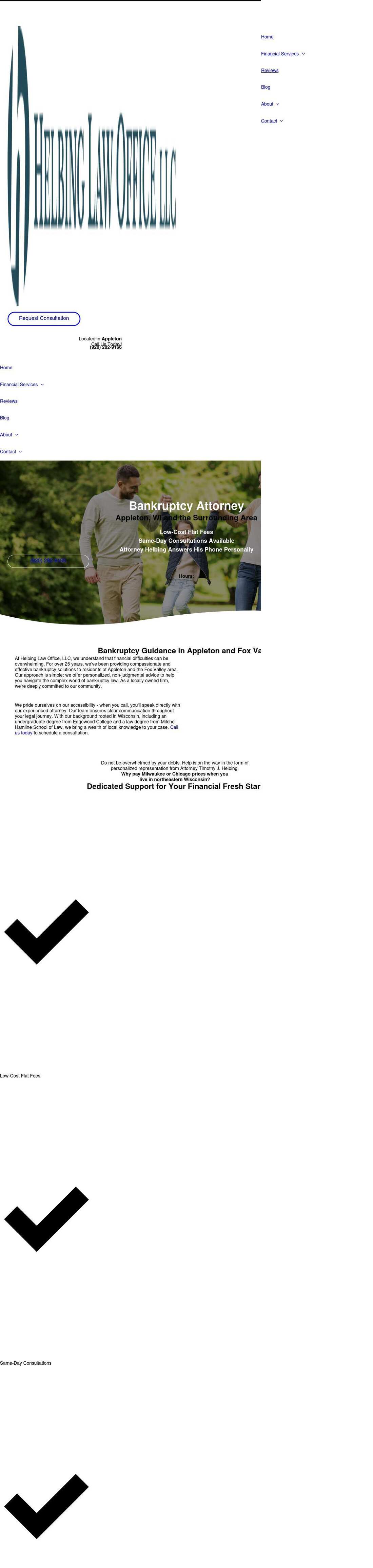 Helbing Law Office, LLC - Appleton WI Lawyers