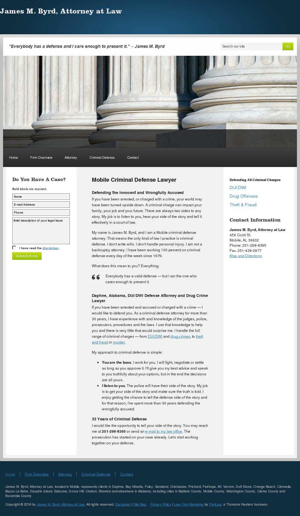 James M. Byrd, Attorney at Law - Mobile AL Lawyers