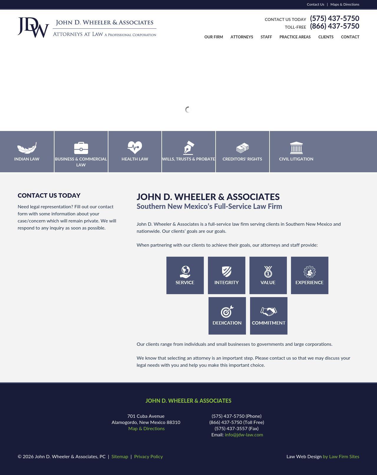John D. Wheeler & Associates, P.C. - Alamogordo NM Lawyers