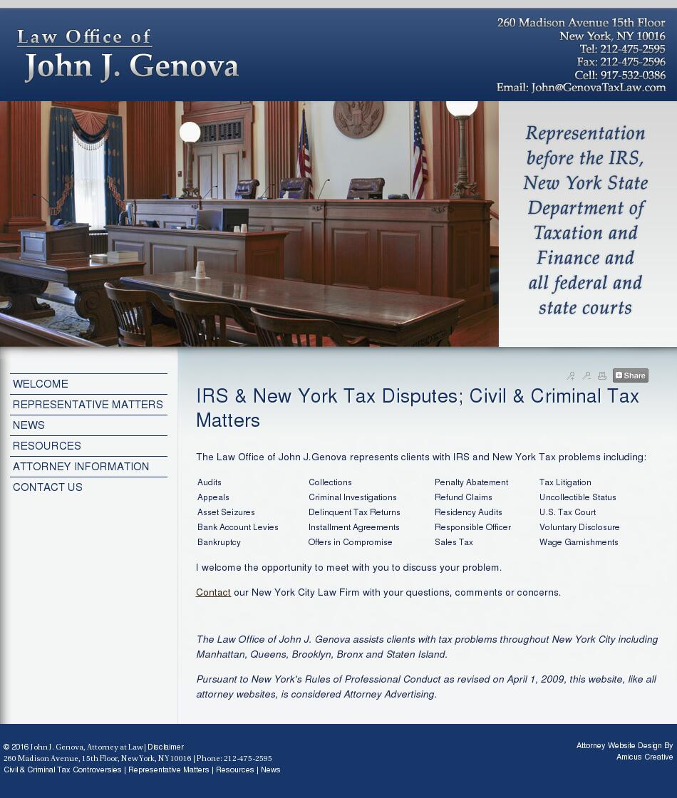 John J. Genova, Esq. - New York NY Lawyers