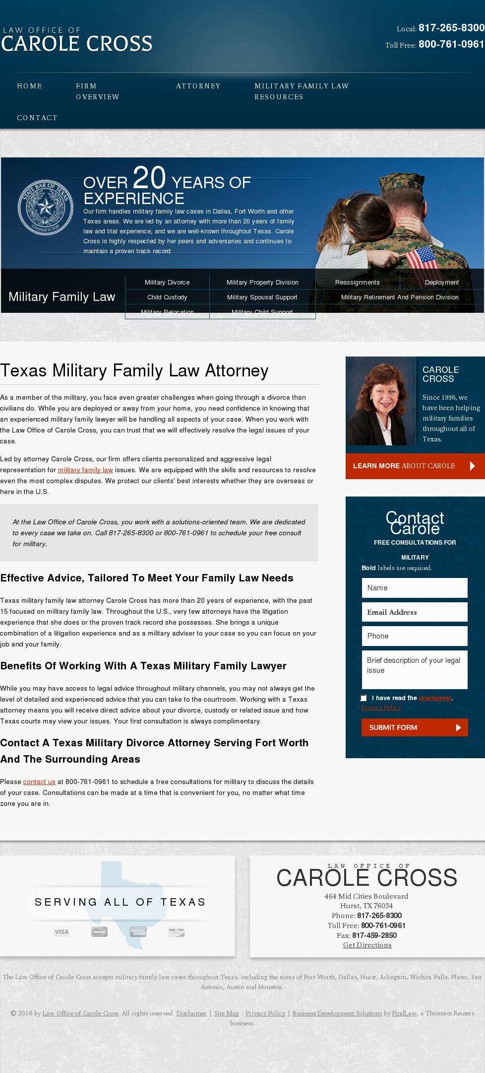 Law Office of Carole Cross - Hurst TX Lawyers