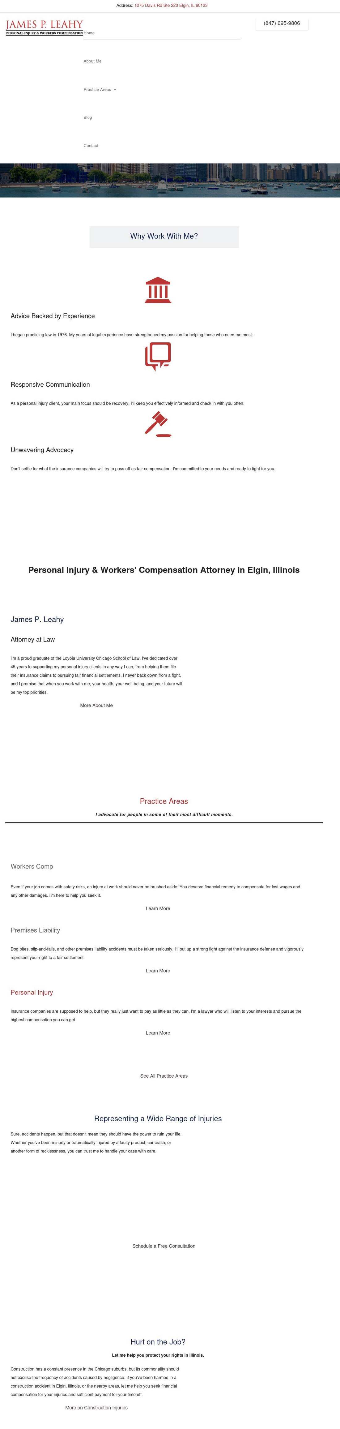Law Office of James P. Leahy - Elgin IL Lawyers