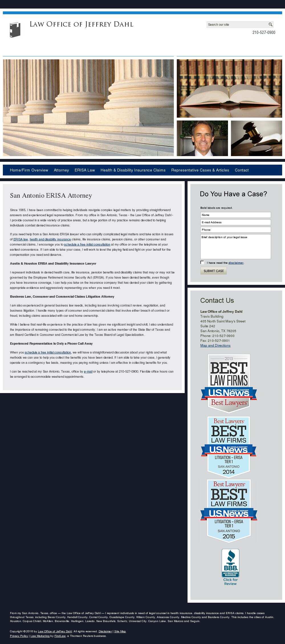 Law Office of Jeffrey Dahl - San Antonio TX Lawyers