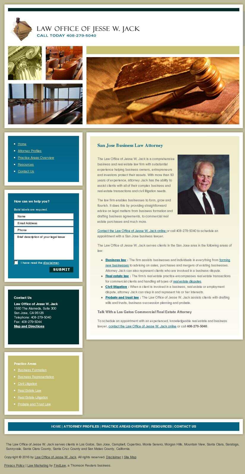 Law Office of Jesse W. Jack - San Jose CA Lawyers