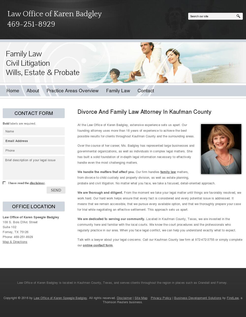 Law Office of Karen Speegle Badgley - Crandall TX Lawyers