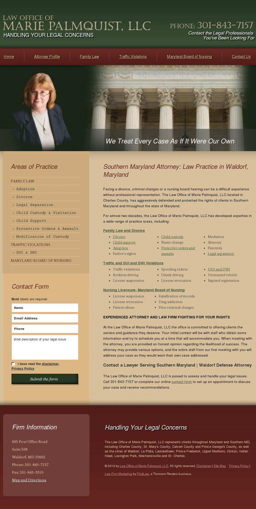 Law Office of Marie Palmquist, LLC - Waldorf MD Lawyers