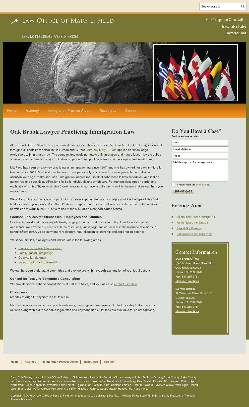 Law Office of Mary L. Field - Oak Brook IL Lawyers