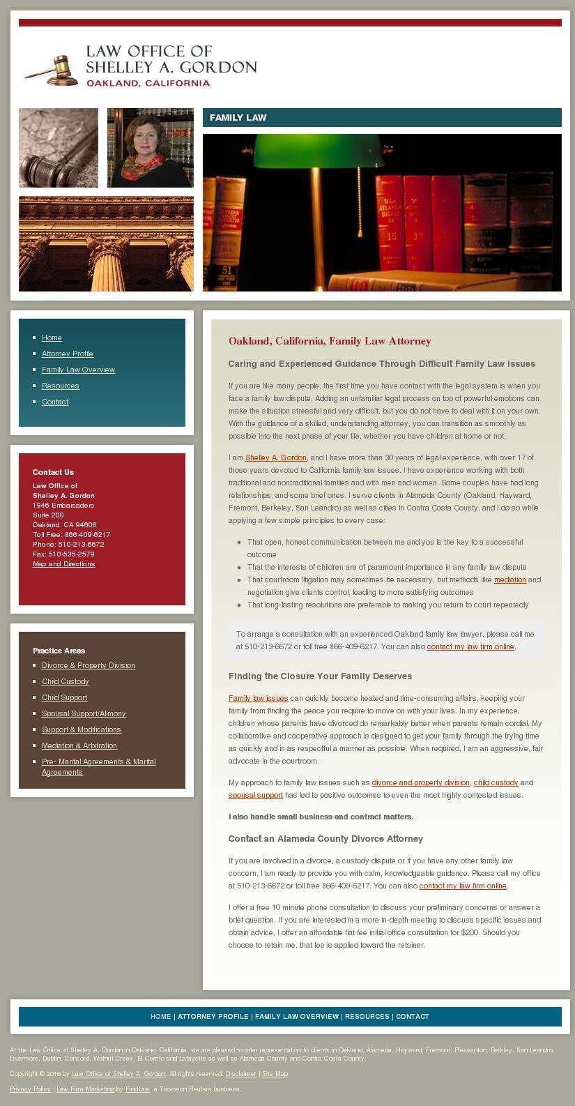 Law Office of Shelley A. Gordon - Oakland CA Lawyers