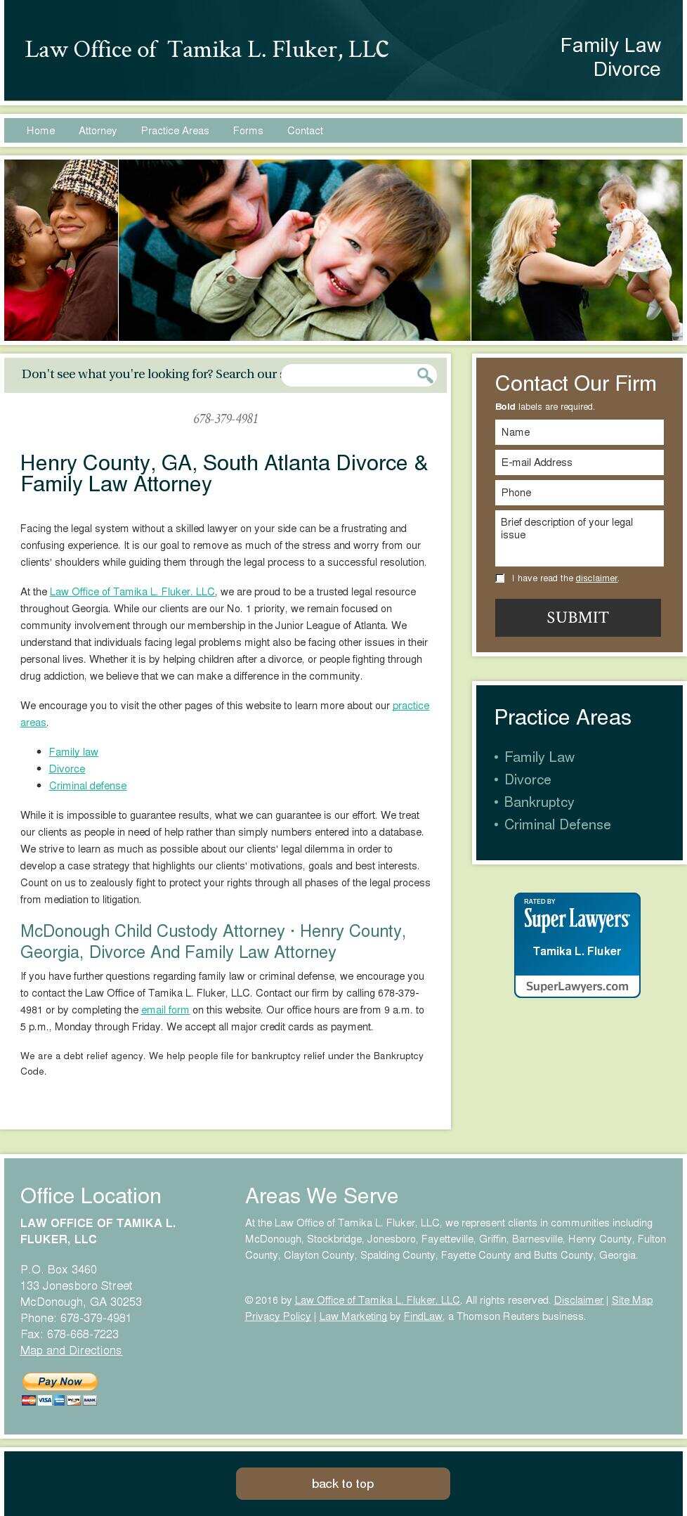 Law Office of Tamika L. Fluker, LLC - McDonough GA Lawyers