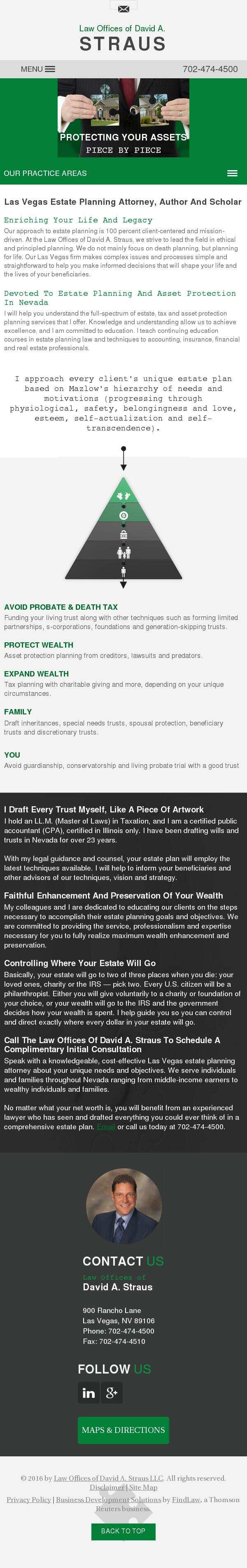 Law Offices of David A. Straus LLC - Las Vegas NV Lawyers