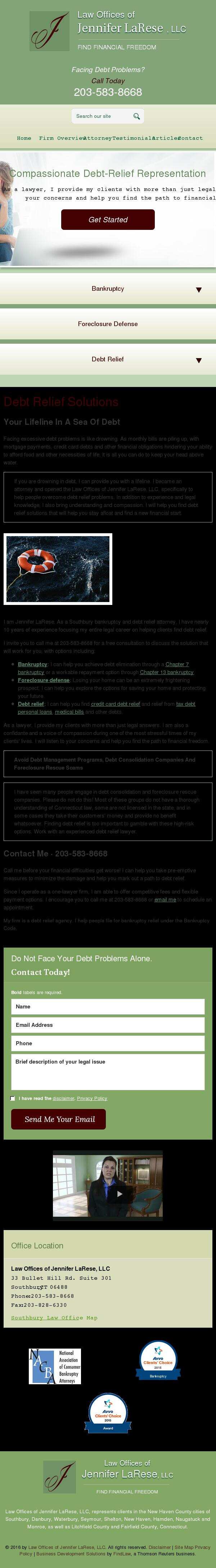 Law Offices of Jennifer LaRese, LLC - Southbury CT Lawyers