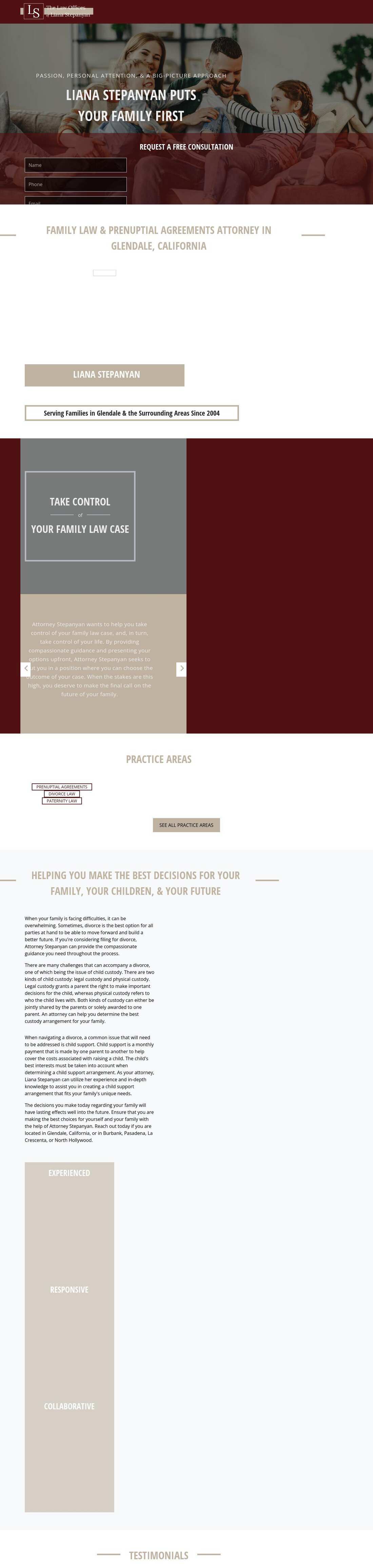 Law Offices of Liana Stepanyan - Glendale CA Lawyers