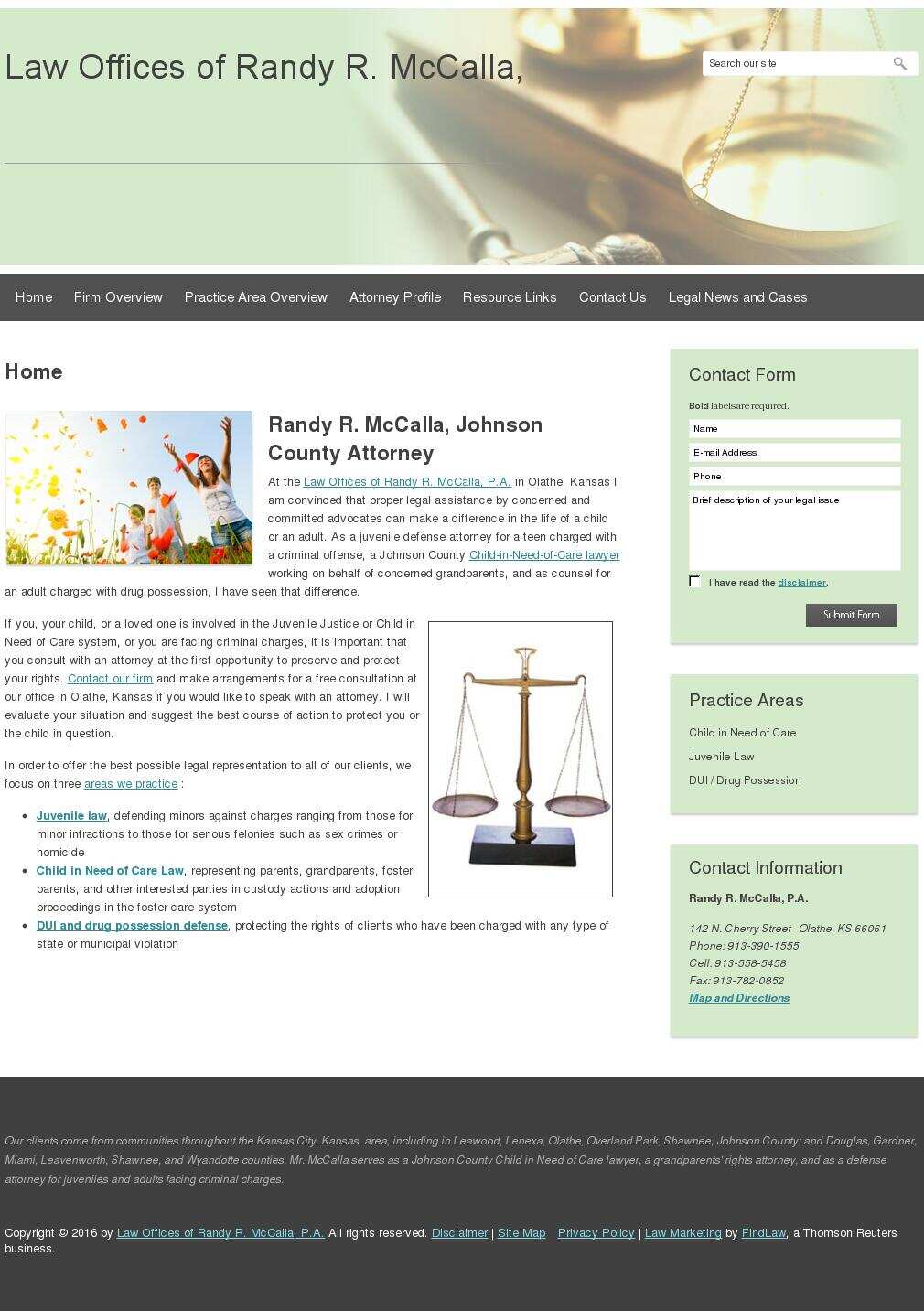 Law Offices of Randy R. McCalla, P.A. - Olathe KS Lawyers