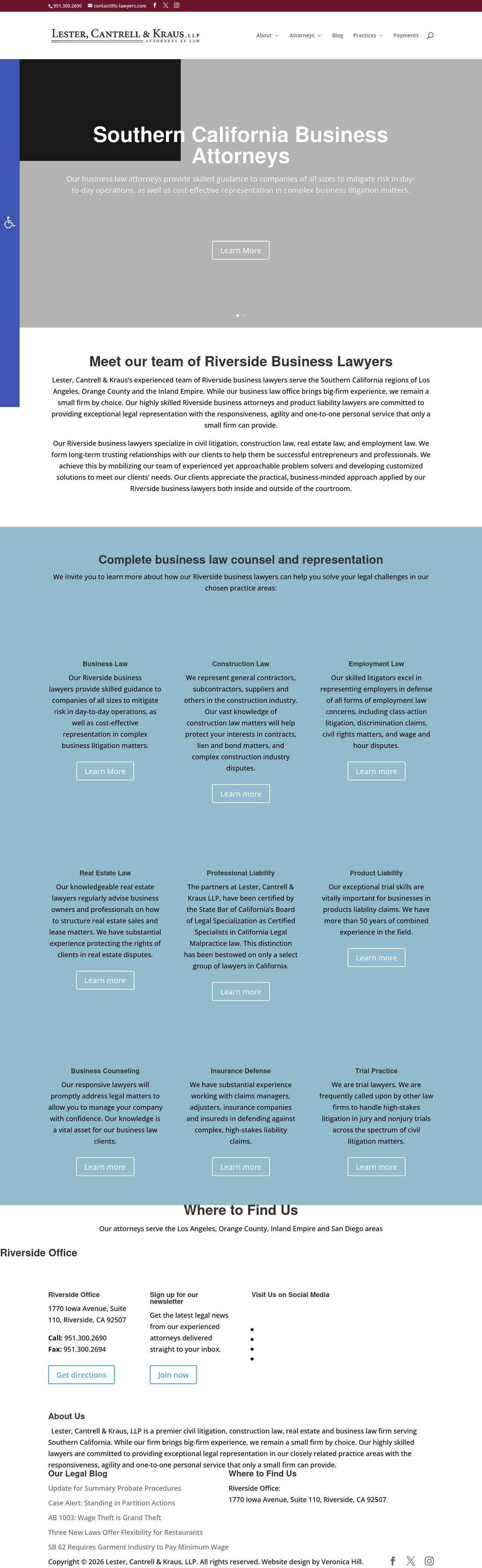 Lester & Cantrell, LLP - Riverside CA Lawyers