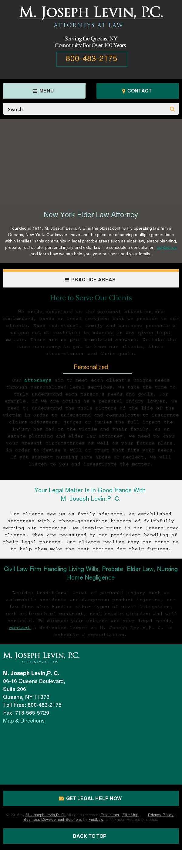 M. Joseph Levin,P. C. - Elmhurst, Queens NY Lawyers