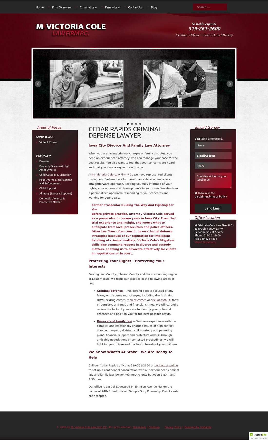 M. Victoria Cole Law Firm P.C. - Cedar Rapids IA Lawyers