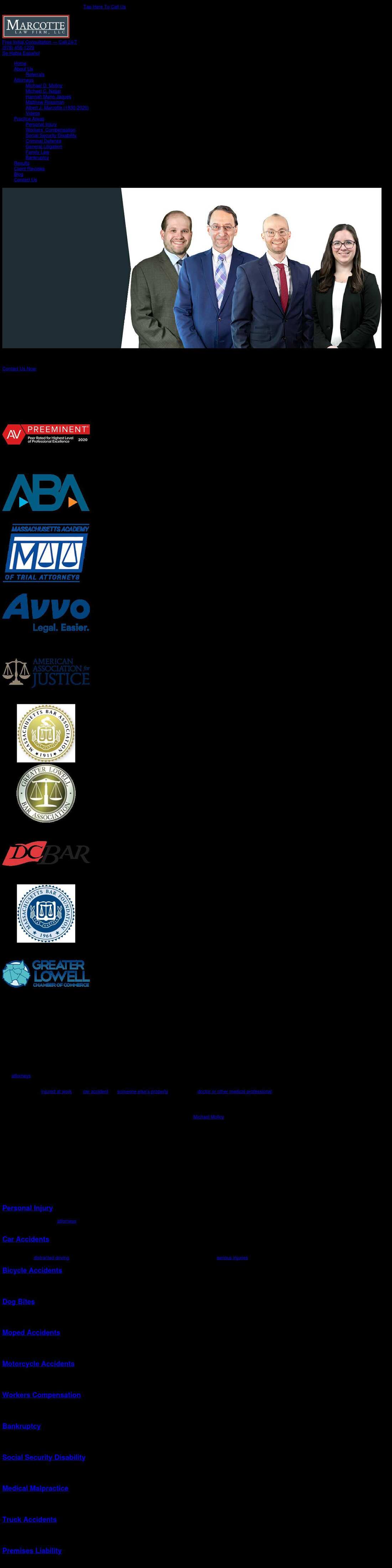 Marcotte Law Firm - Lowell MA Lawyers
