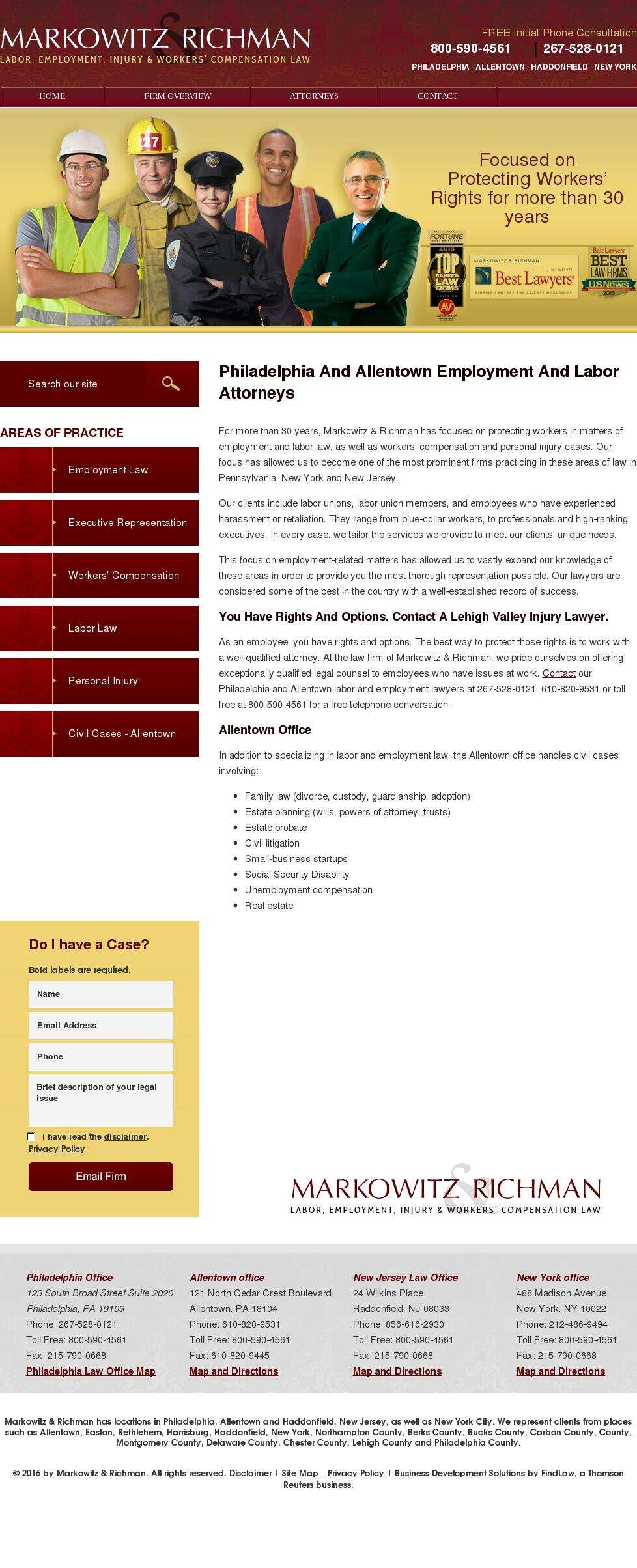 Markowitz & Richman - Philadelphia PA Lawyers