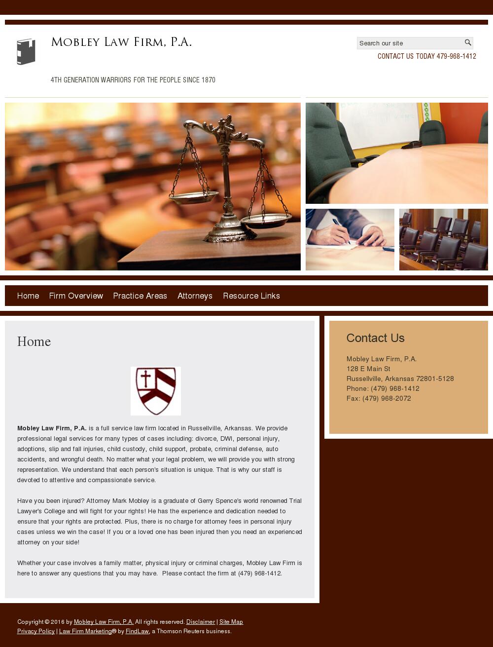Mobley Law Firm, P.A. - Russellville AR Lawyers